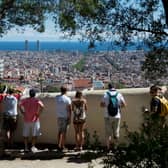 Spanish town La Salut, popular for tourists visiting Park Güell, has been removed from Google and Apple Maps to tackle overtourism. (Photo: AFP via Getty Images)
