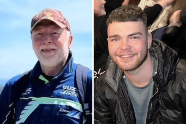 Leslie Baron, 56, and Lewis Durham, 21, were both killed following a fatal collision in Wigan involving a car and a motorbike. (Credit: Greater Manchester Police)