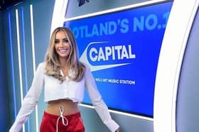 Laura Anderson has had to miss presenting her usual breakfast show on Capital Scotland as her baby daughter Bonnie is unwell. Photo by Instagram/lauraanderson1x.