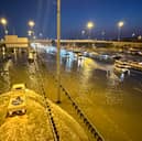 Users on social media were quick to link cloud seeding to Dubai’s flash floods - but did this technique actually cause the extreme weather? (Photo: AFP via Getty Images)