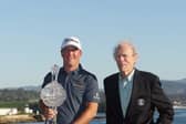 Clint Eastwood, right, the AT&T Pebble Beach Pro-Am at Pebble Beach Golf Links. (Picture: Getty Images)