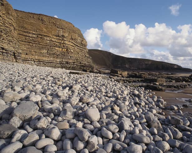 Suspected human bones have been found at Dunraven Bay in Wales - a beach popular with tourists and where Poldark and Doctor Who were filmed. (Photo: Getty Images)