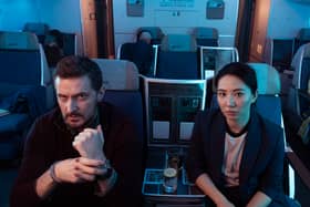 Jing Lusi as DC Hana Li and Richard Armitage as DR Matthew Nolan in Red Eye (Photo: Jonathan Ford/Bad Wolf/Sony Pictures Television)