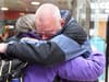 Brother and sister hug as they reunite after 45 years apart in emotional video