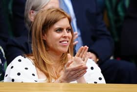Princess Beatrice, pictured here at Wimbledon in 2021, has been commended for her appearance at a Spotify panel talk - despite bad blood between the streaming giant and the Royal family after the failure of Meghan Markle's "Archetypes" podcast (Credit: Getty)
