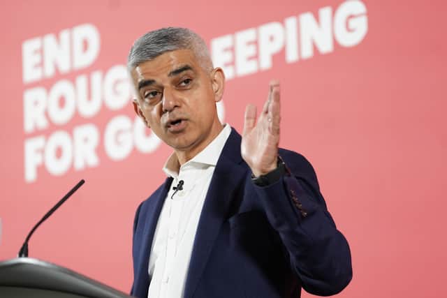 Khan says the levels of sewage that water companies were pouring into London rivers was a scandal (Photo: Stefan Rousseau/PA Wire)