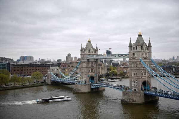 The iconic Thames has long been plagued by pollution problems (Photo: JUSTIN TALLIS/AFP via Getty Images)