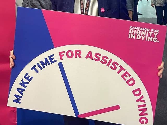 Assisted dying is on the verge of becoming legal in the British Isles with the Isle of Man now on the path legalising. Picture: Dignity in Dying/PA Wire