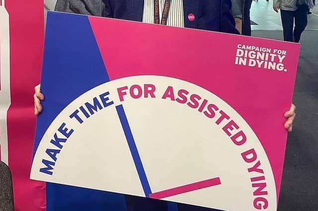 Assisted dying is on the verge of becoming legal in the British Isles with the Isle of Man now on the path legalising. Picture: Dignity in Dying/PA Wire