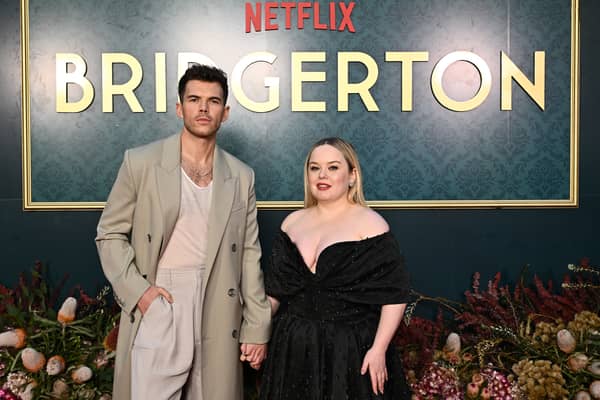 Luke Newton and Nicola Coughlan are the main stars of ‘Bridgerton’ series 3. Photo by Getty Images for Netflix.