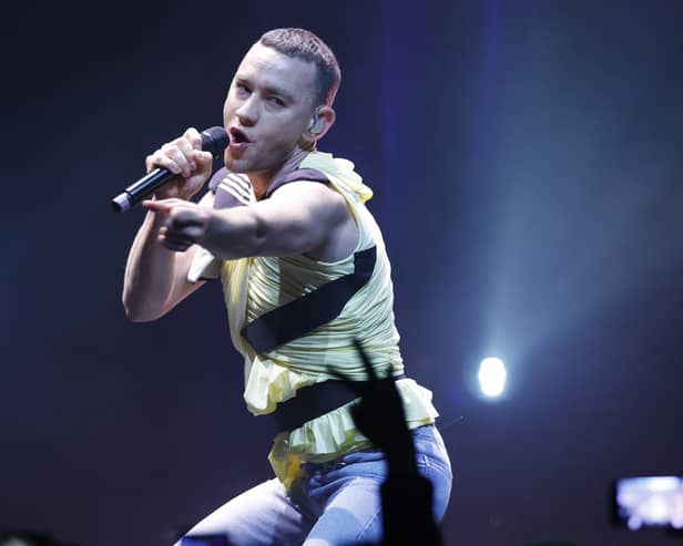 Olly Alexander will debut “Dizzy” for the first time live at the first Eurovision Song Contest semi-final. The BBC have announced their broadcast schedule ahead of this year’s event in May, including two Eurovision documentaries (Credit: TT News Agency/Getty Images)