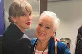 Taylor Swift and Denise Welch. (Picture: Instagram)