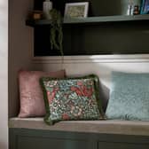 M&S William Morris at Home collection cushions add an instant dash of Arts & Crafts to your home. Picture: M&S