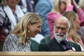 Lady Gabriella Windsor has reportedly moved back to live with her parents, after the death of her husband, Thomas Kingston. . Prince Michael of Kent (R) talks with Lady Gabriella Windsor at the Centre Court on the second day of the 2023 Wimbledon Championships at The All England Tennis Club in Wimbledon, southwest London, on July 4, 2023