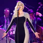 Kellie Pickler performs onstage during Walkin' After Midnight: The Music Of Patsy Cline at Ryman Auditorium on April 22, 2024 in Nashville, Tennessee.  (Photo by Jason Kempin/Getty Images)