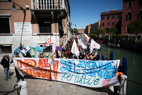 Venice has begun charging day visitors in a new scheme to limit the amount of tourists - here is everything you need to know. (Photo: AFP via Getty Images)
