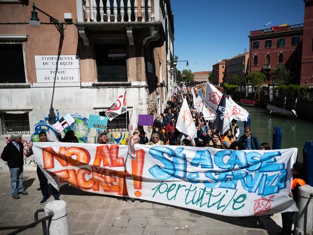 Venice has begun charging day visitors in a new scheme to limit the amount of tourists - here is everything you need to know. (Photo: AFP via Getty Images)