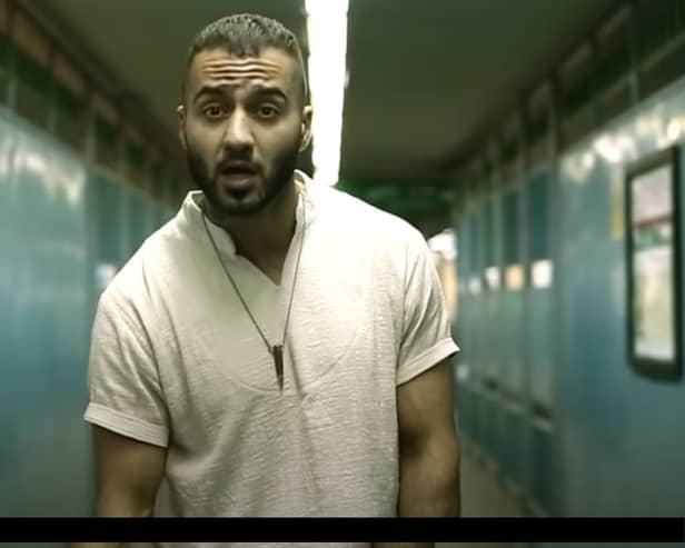 Imprisoned Iranian rapper Toomaj Salehi is set for the death penalty after his songs critical of the Iranian regime have been deemed "corruption on earth." (Credit: Youtube)