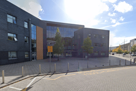 Ebbw Fawr Learning Community was put into "partial lockdown" after a pupil received "threatening messages". (Credit: Google Maps)