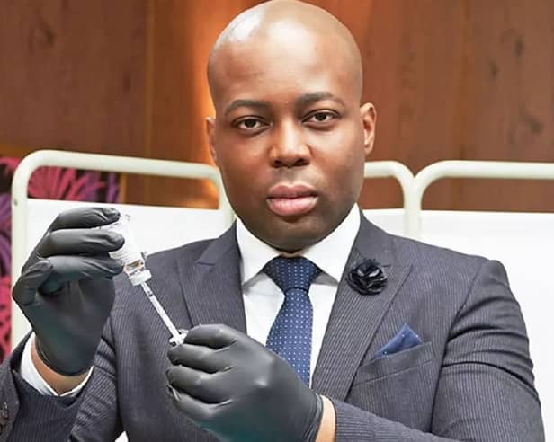 TV cosmetic doctor, Tijion Esho, struck off for giving free Botox in return for sex. Picture: Channel 4