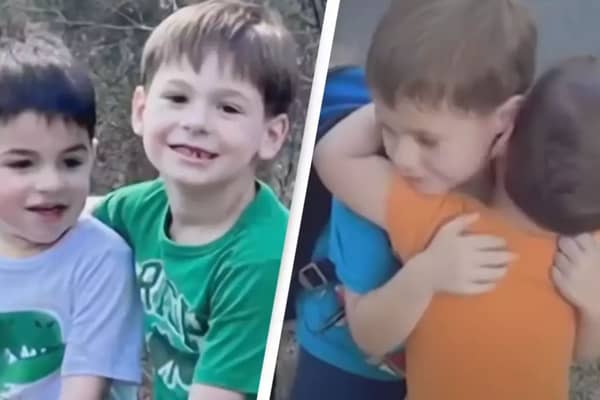 William and Zachariah Brice both lost their lives in the North Virginia house fire. Picture: YouTube/NBC4 Washington