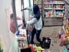 Watch have-a-go hero shopkeeper foil machete-wielding raider by locking him inside the store