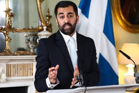 Scotland's First Minister Humza Yousaf has resigned from his post. (Credit: Jeff J Mitchell/PA Wire)