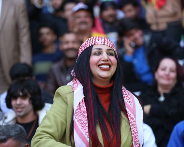 Om Fahad, a social media influencer and dancer from Iraq, has been shot dead outside her home - allegedly by an attacker who was pretending to deliver food. Photo by Getty Images.