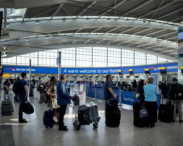 Over 300 Border Force officers at Heathrow Airport have launched a four-day strike over working conditions. (Photo: AFP via Getty Images)