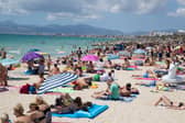 A health warning has been issued ahead of summer as “concerning” research finds 6.4m UK holidaymakers avoid suncream. (Photo: AFP via Getty Images)