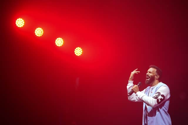 Craig David performs onstage during HITS Radio Live Birmingham at Resorts World Arena on November 11, 2022 in Birmingham, England. (Photo by Dominic Lipinski/Getty Images for Bauer)