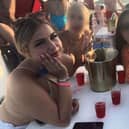 Ella Pick on holiday in Zante. Picture: Kennedy News and Media