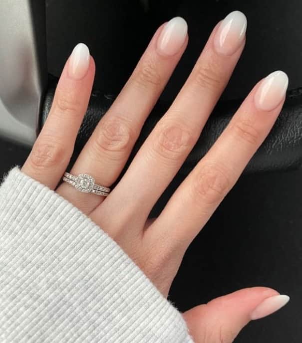 French fade manicure. Photo by Pinterest.