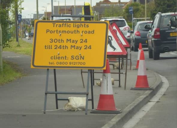 The sign says the magical roadworks finished before they even started