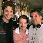 Daniel Zirilli, a director of action films and music videos, has died at 58.  Actor Justin Guarini and actress Mircea Monroe pose with director Daniel Zirilli (R) on the set of "Fast Girl" filming at the Way Station Coffee Shop on December 15, 2006 in Newhall, 30 miles North of Los Angeles, California