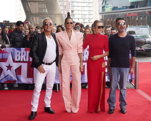 Britain's Got Talent judges (from left) Bruno Tonioli, Alesha Dixon, Amanda Holden, and Simon Cowell have handed out their latest “Golden Buzzer” this evening (Photo: PA Wire)