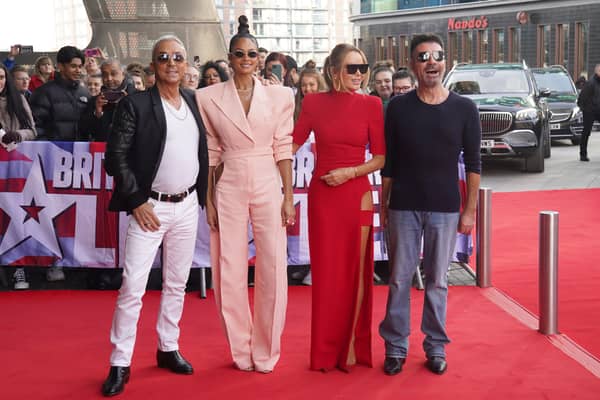 Britain's Got Talent judges (from left) Bruno Tonioli, Alesha Dixon, Amanda Holden, and Simon Cowell have handed out their latest “Golden Buzzer” this evening (Photo: PA Wire)
