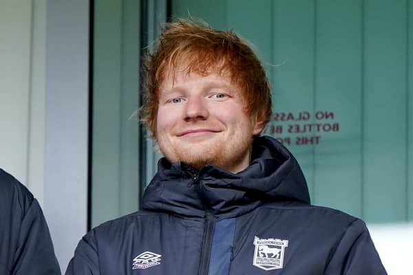 Ipswich fan Ed Sheeran is set to celebrate with Ipswich players