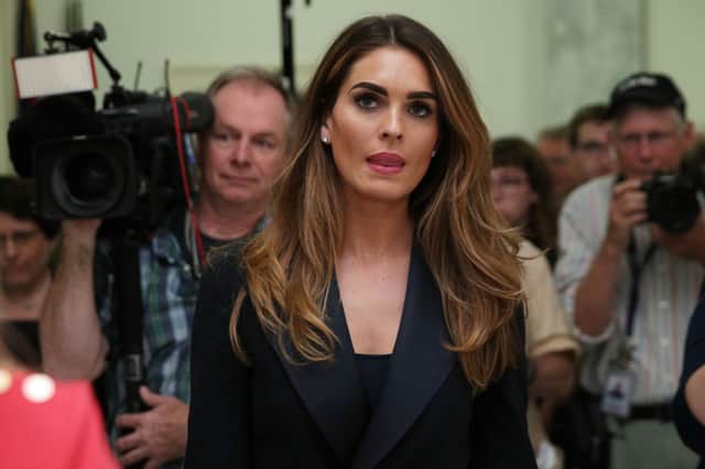 Former Trump aide Hope Hicks has given evidence in his trial. Credit: Getty