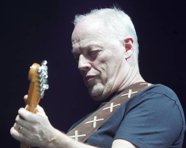  Former Pink Floyd British leader David Gilmour performs, 15 March 2006 in Paris, on the stage of the Grand Rex music Hall. Gilmour has announced a London residency at the Royal Albert Hall in late 2024 (Credit: PIERRE ANDRIEU/AFP via Getty Images)