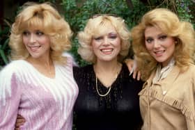 Producer Ruth Landers, who was mum to Dallas soap star Audrey Landers, has died. American actresses and sisters Judy Landers and Audrey Landers pose for a portrait with their mother Ruth Landers, Los Angeles, California, circa 1985. Picture: Getty Images