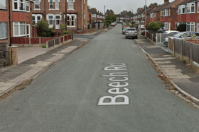 A man has been arrested on suspicion of attempted murder after running over a police officer on Beech Road, Sale. Picture: Google Maps