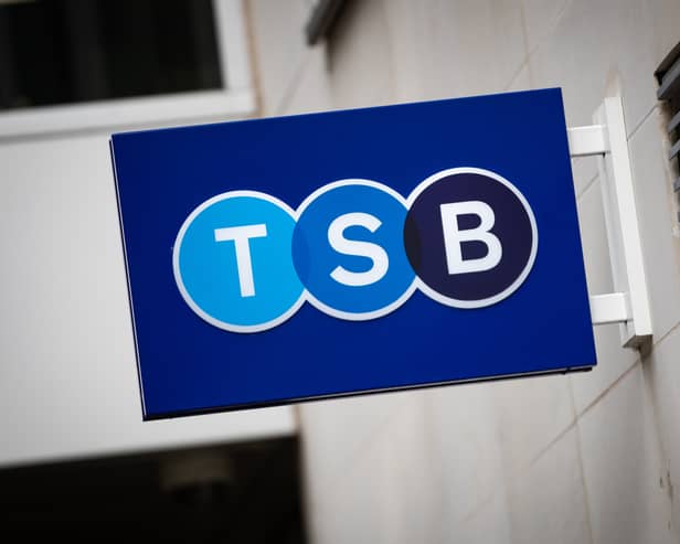 High street banking group TSB has announced plans to close 36 branches and cut 250 jobs. (Credit: Aaron Chown/PA Wire)