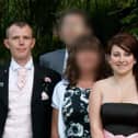 Carl Fullard, 44 (Centre left) and sister Ashleigh Sellars (Right). Picture: Ashleigh Sellars / SWNS