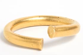 This gold torc and bracelet dating from the Bronze Age were stolen from a museum in the south of the county on May 7. Picture: Cambridgeshire Police/X