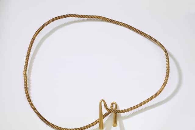 This gold torc and bracelet dating from the Bronze Age were stolen from a museum in the south of the county yesterday (Tuesday, 7 May). 