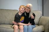 Lauren and her son Thomas Farmer. Thomas, 11, who was diagnosed with a severe peanut allergy when he was one, can now eat six peanuts a day after joining a £2.5 million allergy clinical trial in Southampton. It is named the Natasha trial in memory of Natasha Ednan-Laperouse who died in 2016 after suffering a severe allergic reaction to sesame baked into a Pret baguette. Her parents, Nadim and Tanya Ednan-Laperouse, campaigned for a change in food laws and set up a foundation with the hope of curing allergies through research Picture: University Hospital Southampton NHS Foundation Trust/PA Wire 