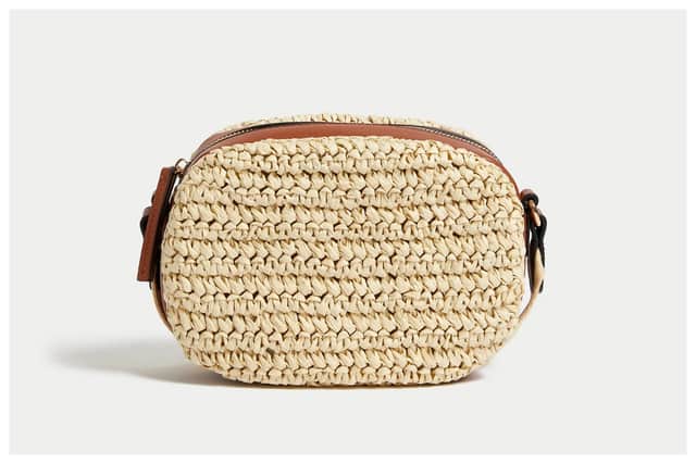 straw bag from M&S would be ideal for a festival