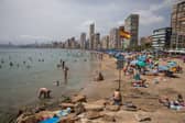 Holidaymakers were forced to flee off a beach in Benidorm after “bizarre” thick fog engulfed the entire shore. (Photo: Getty Images)