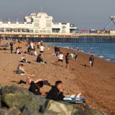 The public have been urged to avoid 13 UK beaches due to poor water quality and sewage pollution just as temperatures are set to soar this weekend. (Photo: Getty Images)